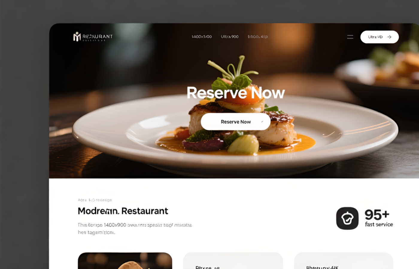Restaurant site after